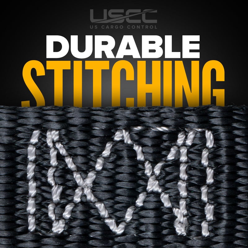 US Cargo Control Endless Ratchet Straps 1" X 15' (4-Pack), 3,300 LBS Break Strength, Stainless Steel Tie Downs, Marine Tie Down Straps for Boats, ATVs, Trees, Camping, Snow, Saltwater Applications - Image 5